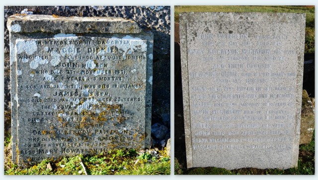 Two Paterson Headstones